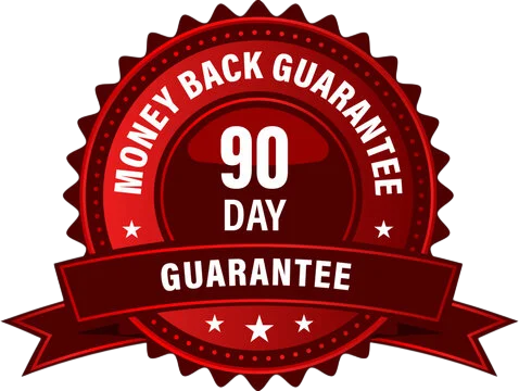 90 Day Money Back Guarantee badge